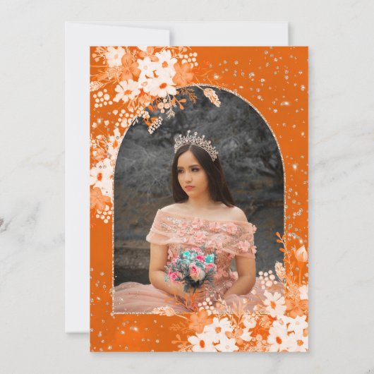 Roos gouden oranje kaart (Achterkant)