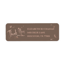 Roos Gouden Paardebloem Eenvoudige en Elegante Bru Etiket