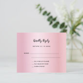 Roos gouden paarse boeg RSVP (Staand voorkant)