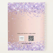 Roos gouden paarse naam handtekening 2026 planner (Achterkant)