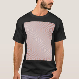 Roos gouden pauwenveren, t-shirt