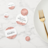 Roos gouden penseelstreek Afstuderen Confetti (Groep)