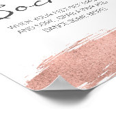 Roos gouden penseelstreek vleermuis mitswa dans So Poster (Hoek)