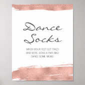 Roos gouden penseelstreek vleermuis mitswa dans So Poster (Voorkant)