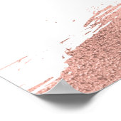 Roos gouden penseelstreek vleermuis mitswa donut b poster (Hoek)