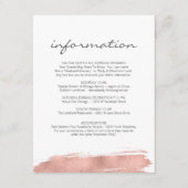 Roos gouden penseelstreek vleermuis mitswa informa informatiekaartje (Voorkant)