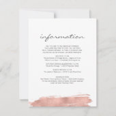 Roos gouden penseelstreek vleermuis mitswa informa kaart (Voorkant)