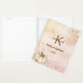 Roos gouden pompoen familie maaltijd planner (Display)