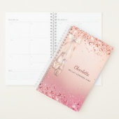 Roos gouden roze ballerina monogram 2026 planner (Display)