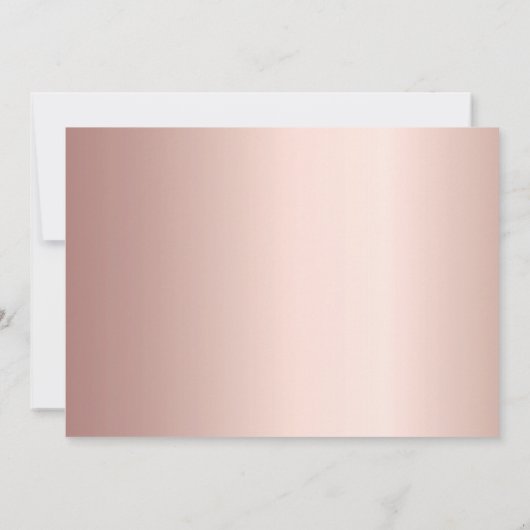 Roos gouden roze bloemstukken kanten bruiloft save the date (Achterkant)