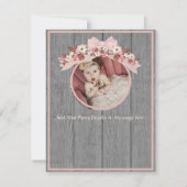 Roos gouden roze meisjes1e-dag Ze is een dertigtal (Achterkant)