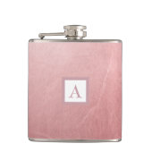 Roos Gouden Roze Minimal Chique Glam Heupfles (Voorkant)