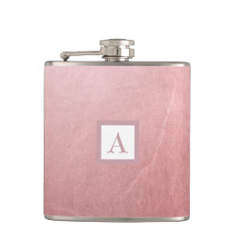 Roos Gouden Roze Minimal Chique Glam Heupfles