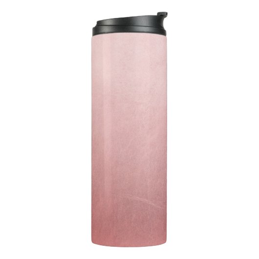 Roos Gouden Roze Minimal Chique Glam Thermosbeker (Gedraaid links)