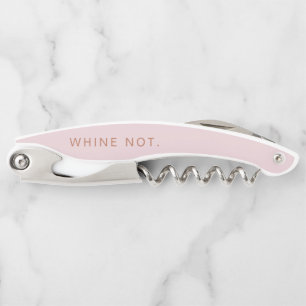 Roos gouden roze schroef kurkentrekker