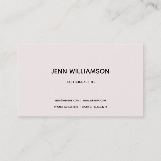 Roos gouden roze zwarte waterverf moderne stijlkaa visitekaartje (Achterkant)