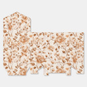 Roos gouden Rozen Bedankdoosjes (Ongevouwen)