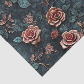 Roos gouden Rozen Tissuepapier (Detail)