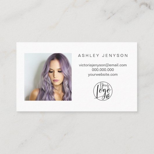 Roos gouden script foto logo orde dank u visitekaartje (Achterkant)