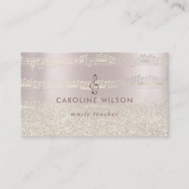 roos gouden sleutel en faux glitter visitekaartje