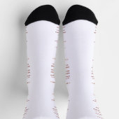 Roos Gouden Sparkly Witte Sokken (Top)