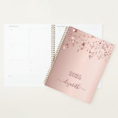 Roos gouden sterren blush roze 2026 planner (Display)