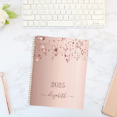 Roos gouden sterren blush roze 2026 planner