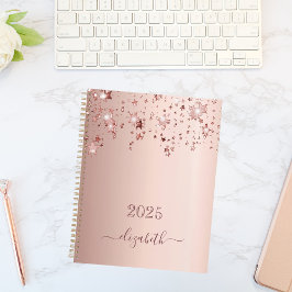 Roos gouden sterren blush roze 2026 planner