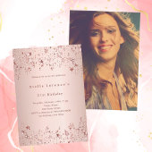 Roos gouden sterren foto Verjaardag Kaart