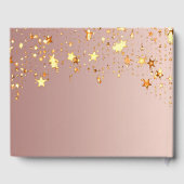 Roos gouden sterren naam 40e verjaardag gastenboek (Achterkant)