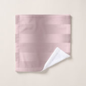 Roos-gouden strepen bad handdoek (Wasdoekje)