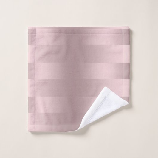 Roos-gouden strepen bad handdoek (Wasdoekje)