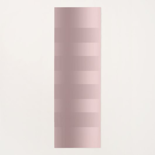 Roos-gouden strepen yogamat (Achterkant)