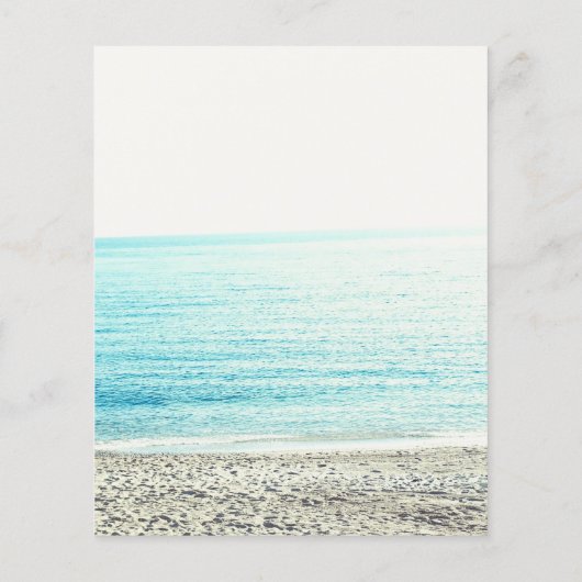 Roos gouden typografie strandfoto's budget bruilof (Achterkant)