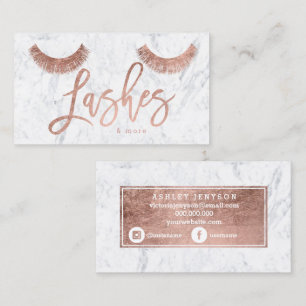 roos gouden typografie witte marmermedia visitekaartje