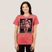 Roos gouden vaas Rozen Tri-Blend T-shirt (Voorkant volledig)
