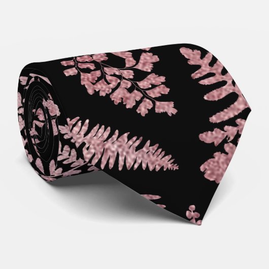 roos gouden vijvers op elke kleur achtergrond stropdas (Opgerold)