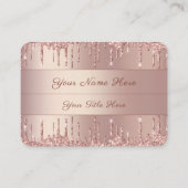 Roos gouden Visitekaartje blush glanzend glitter (Voorkant)