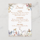 Roos gouden vlinder tuin behuizing Kaart (Voorkant)