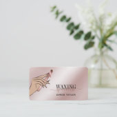 roos gouden vrouw handwastechnicus bussen visitekaartje (Staand voorkant)