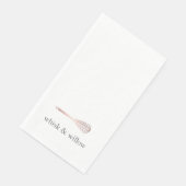 Roos gouden whisk | Naam bakkerij- of cateringbedr Servet (Hoek)