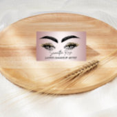 Roos gouden wimpers & wenkbrauwen artiest QR code  Visitekaartje