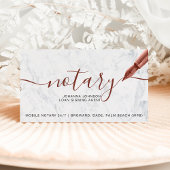 Roos gouden witte marmertypografie visitekaartje