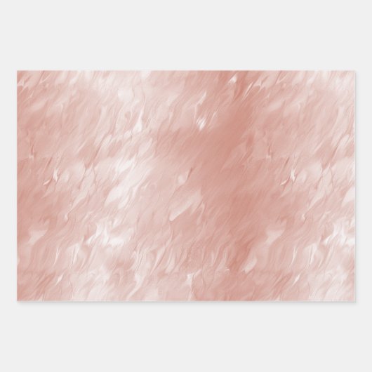 Roos gouden witte slangenhuid inpakpapier vel (Voorkant 3)