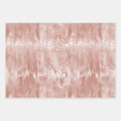 Roos gouden witte slangenhuid inpakpapier vel (Voorkant 2)