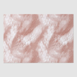 Roos gouden witte slangenhuid tissuepapier