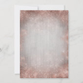 Roos Gouden Zeester Tropische Strandlichten Verjaa Kaart (Achterkant)