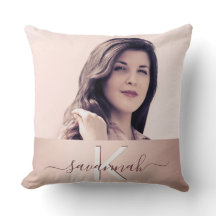 Roos gouden zwarte foto monogram