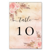 Roos gouden zwarte roze bloemen kaart (Voorkant)