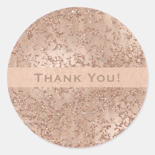 Roos gouden zwarte roze gloed ronde sticker (Voorkant)